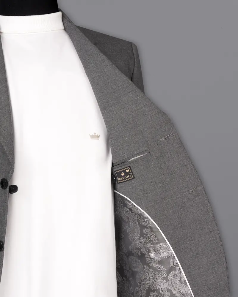Ironside Gray Single Breasted Blazer 7