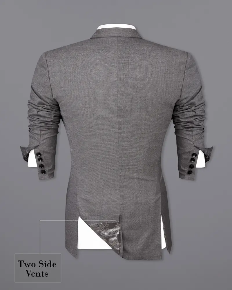 Ironside Gray Single Breasted Blazer 8