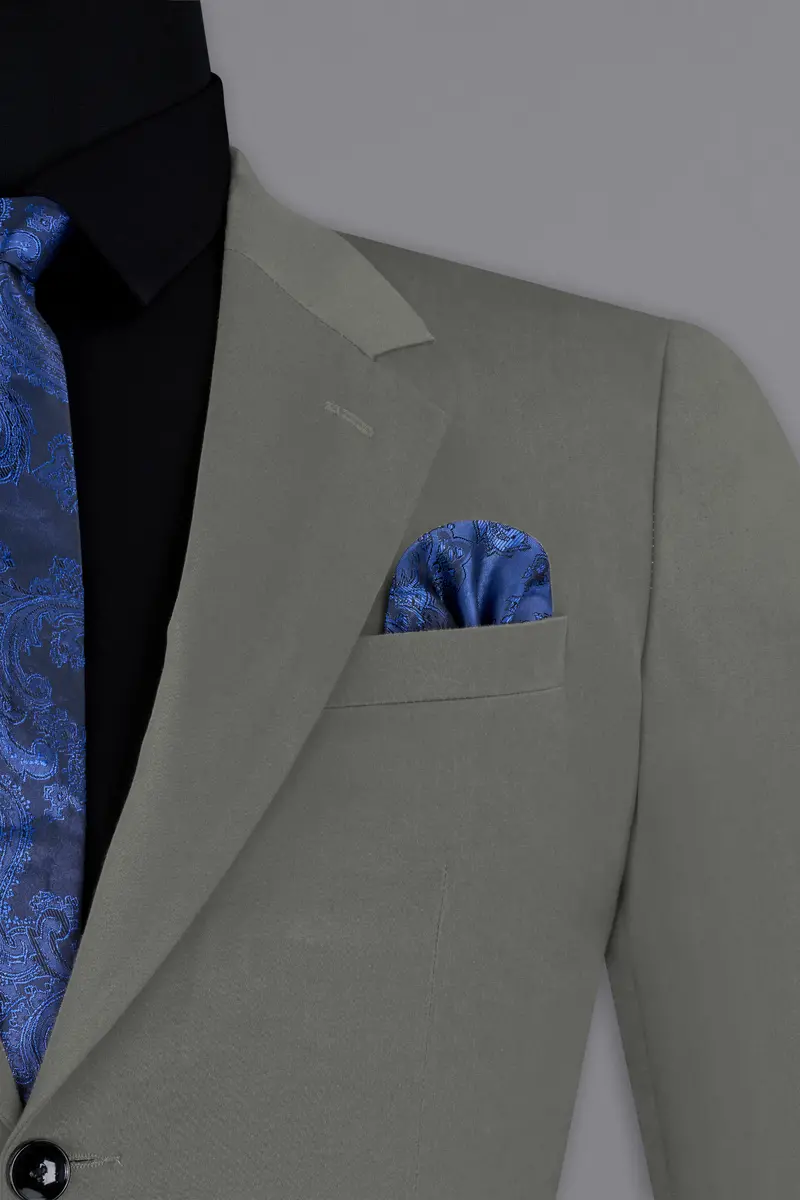Ironside Gray Stretchable Premium Cotton Traveler Blazer 6