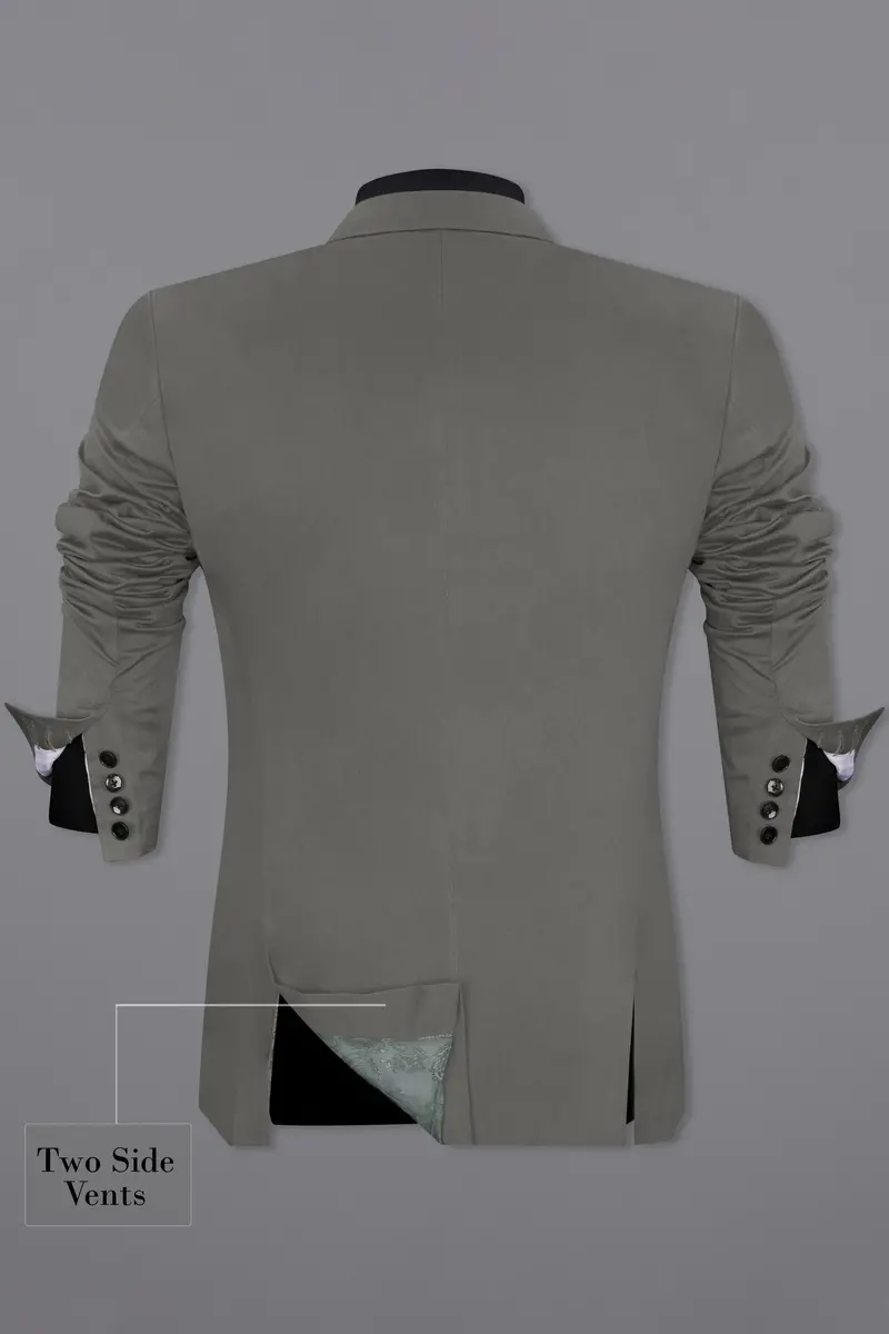 Ironside Gray Stretchable Premium Cotton Traveler Blazer 9