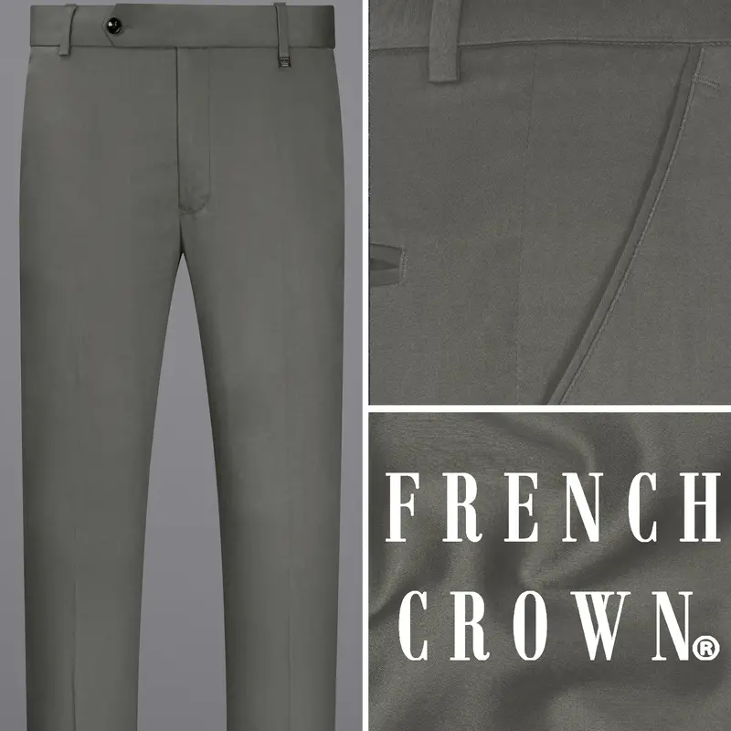 Ironside Gray Stretchable Premium Cotton Traveler Pant 1