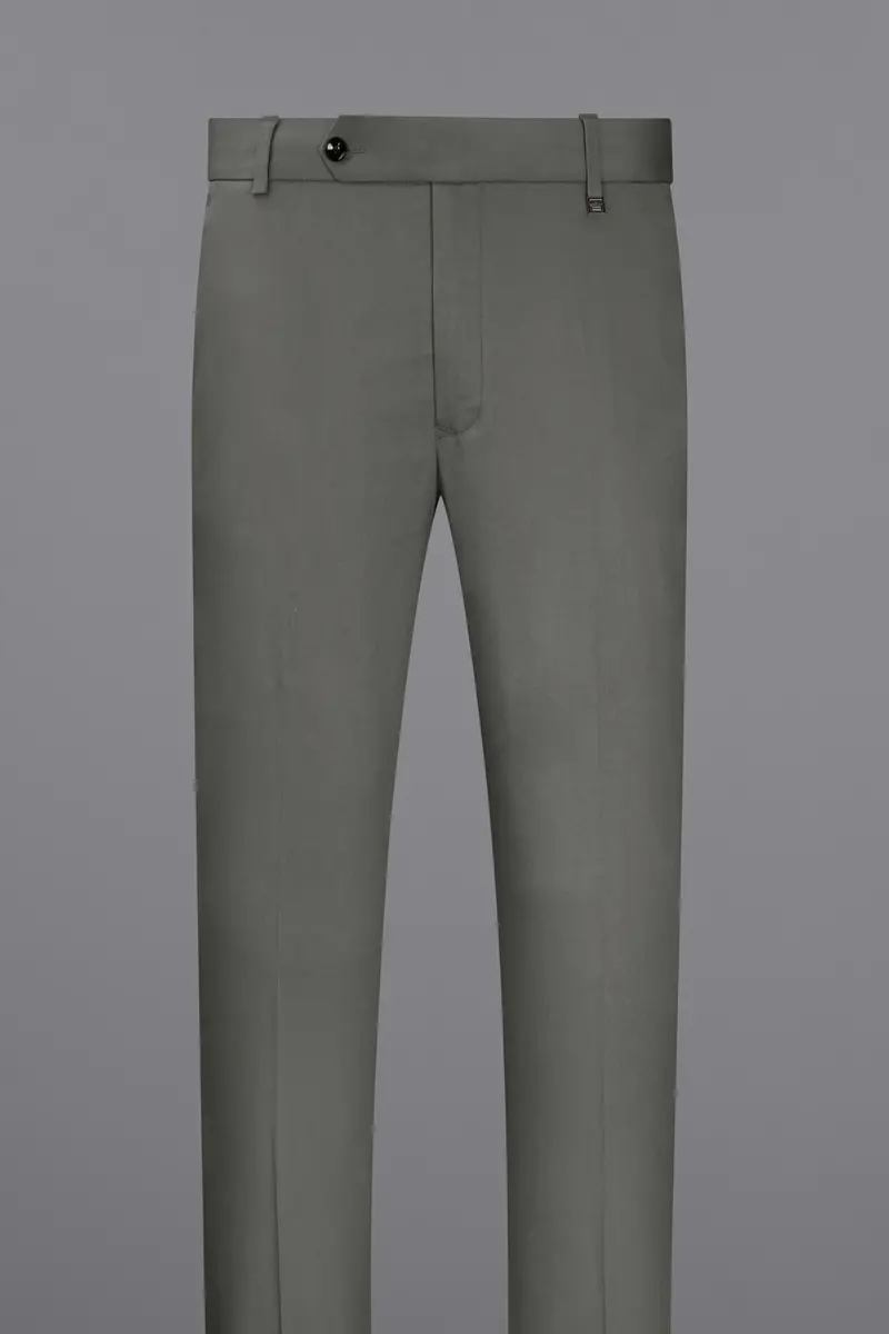 Ironside Gray Stretchable Premium Cotton Traveler Suit 14