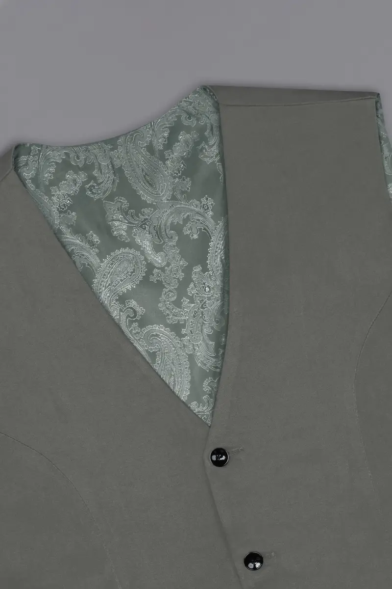 Ironside Gray Stretchable Premium Cotton Traveler Suit 19