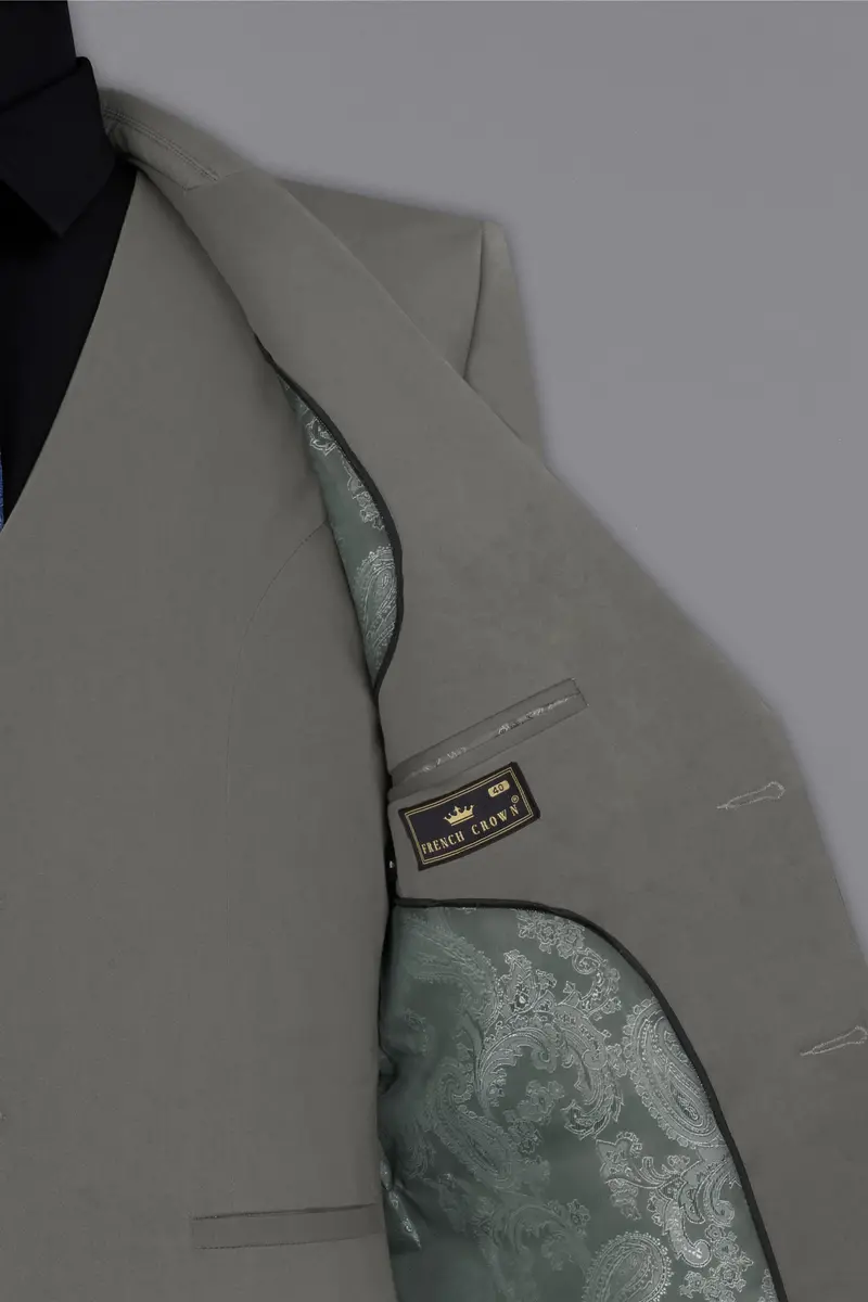 Ironside Gray Stretchable Premium Cotton Traveler Suit 8