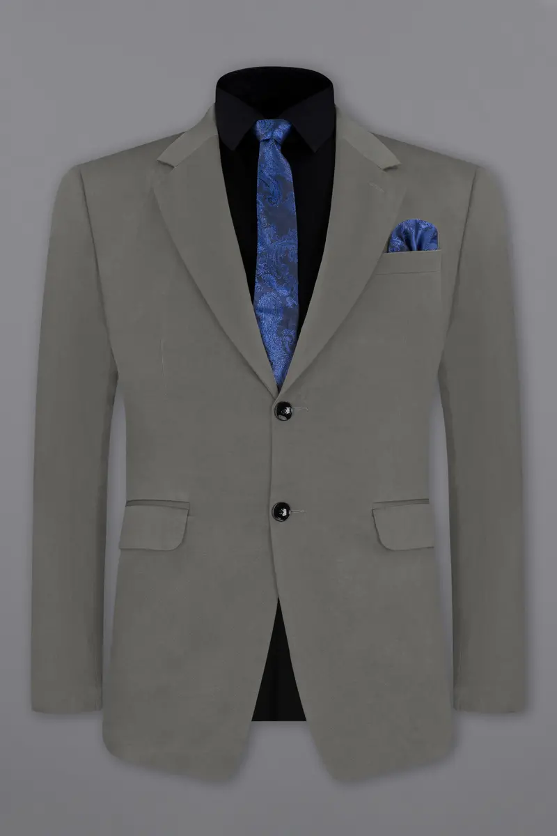 Ironside Gray Stretchable Premium Cotton Traveler Suit 9