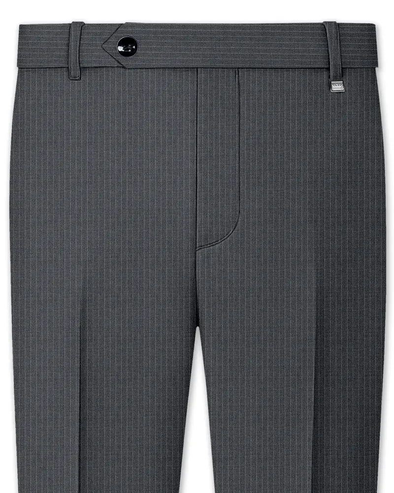 Ironside Gray Striped Pant 1