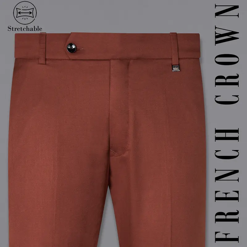 Ironstone Red Stretchable Traveler Pant 1