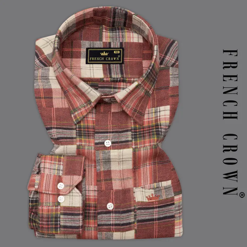 Ironstone With Hampton Brown Multicolour Flannel Overshirt/Shacket 10