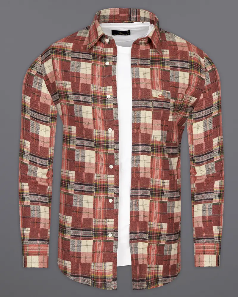 Ironstone With Hampton Brown Multicolour Flannel Overshirt/Shacket 2