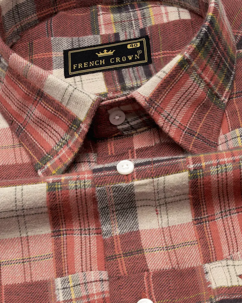 Ironstone With Hampton Brown Multicolour Flannel Overshirt/Shacket 4