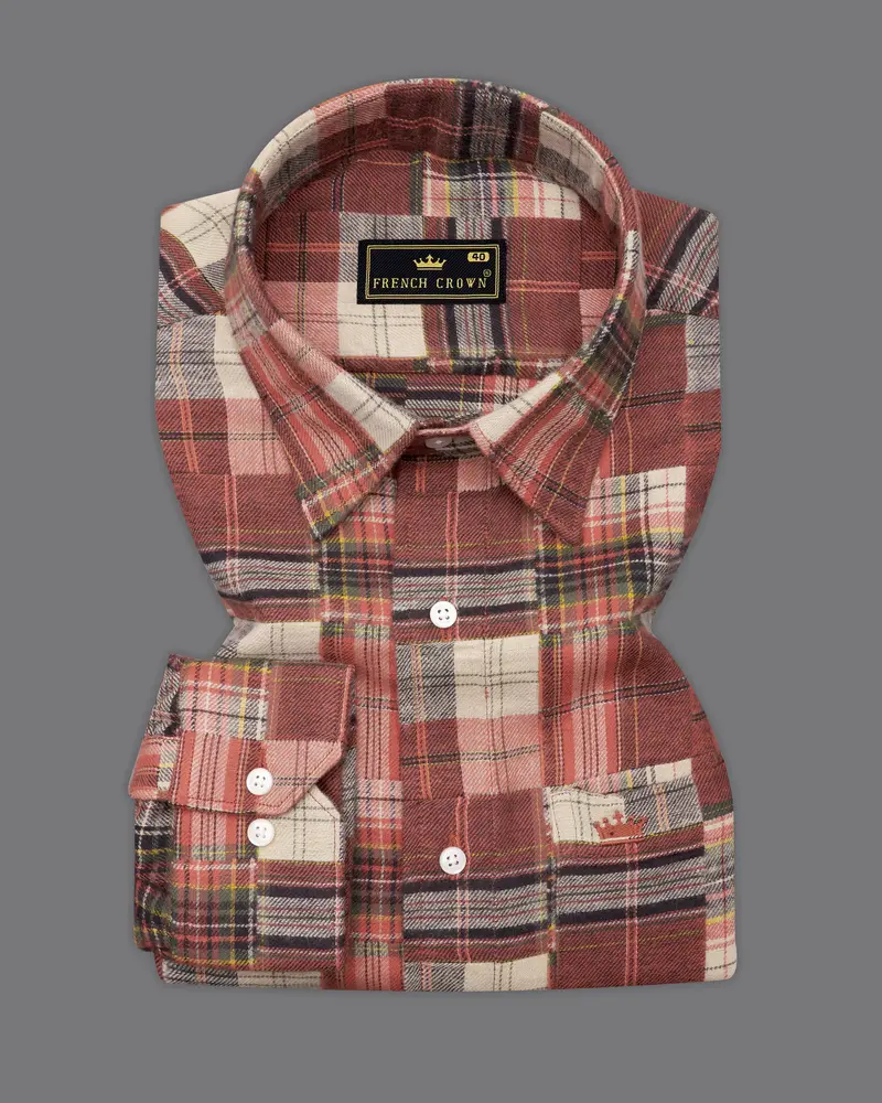 Ironstone With Hampton Brown Multicolour Flannel Overshirt/Shacket 5