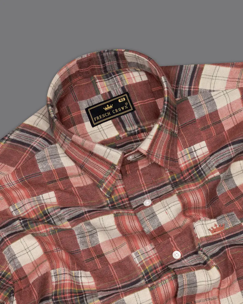 Ironstone With Hampton Brown Multicolour Flannel Overshirt/Shacket 6