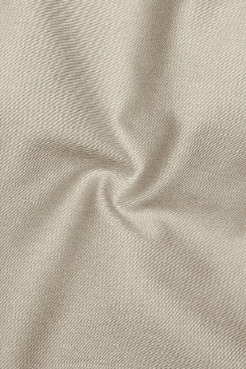 Ivoro-Malta Cream Subtle Sheen Super Soft Premium Cotton Cut Away Collar Dress Shirt 3
