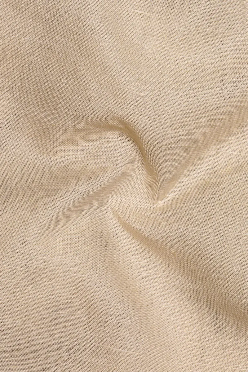 Ivory-Sorrell Cream Solid Luxurious Linen Boxer 3