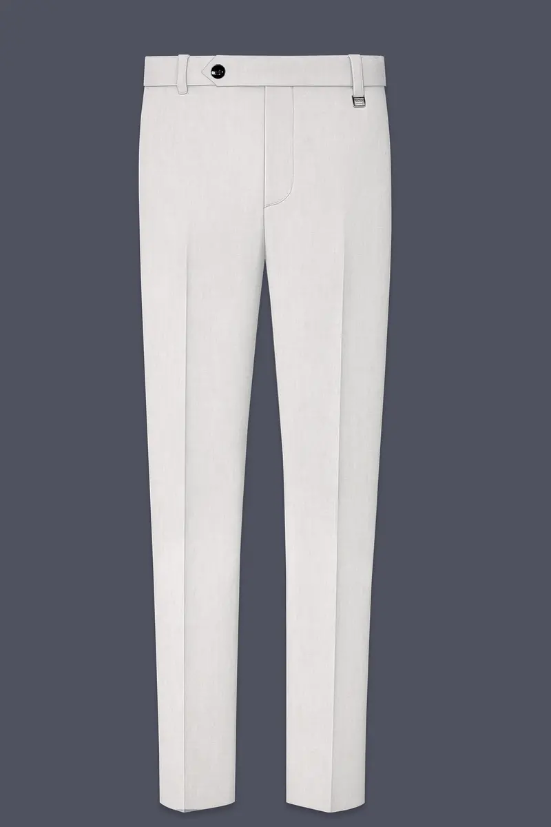 Ivovira-Amour Cream Premium Cotton Stretchable Waistband Pant 2
