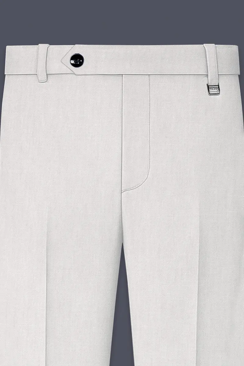 Ivovira-Amour Cream Premium Cotton Stretchable Waistband Pant 4