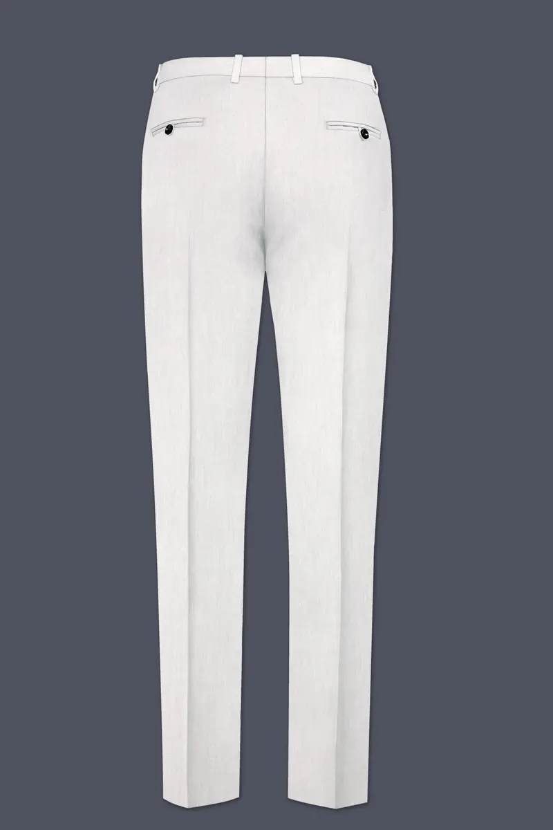 Ivovira-Amour Cream Premium Cotton Stretchable Waistband Pant 5