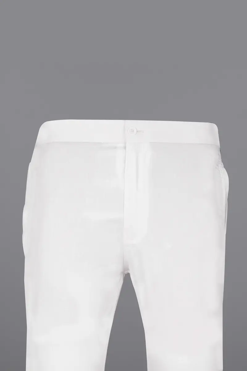 Jade Black And Bright White Super Soft Premium Cotton Designer Lounge Pants 9