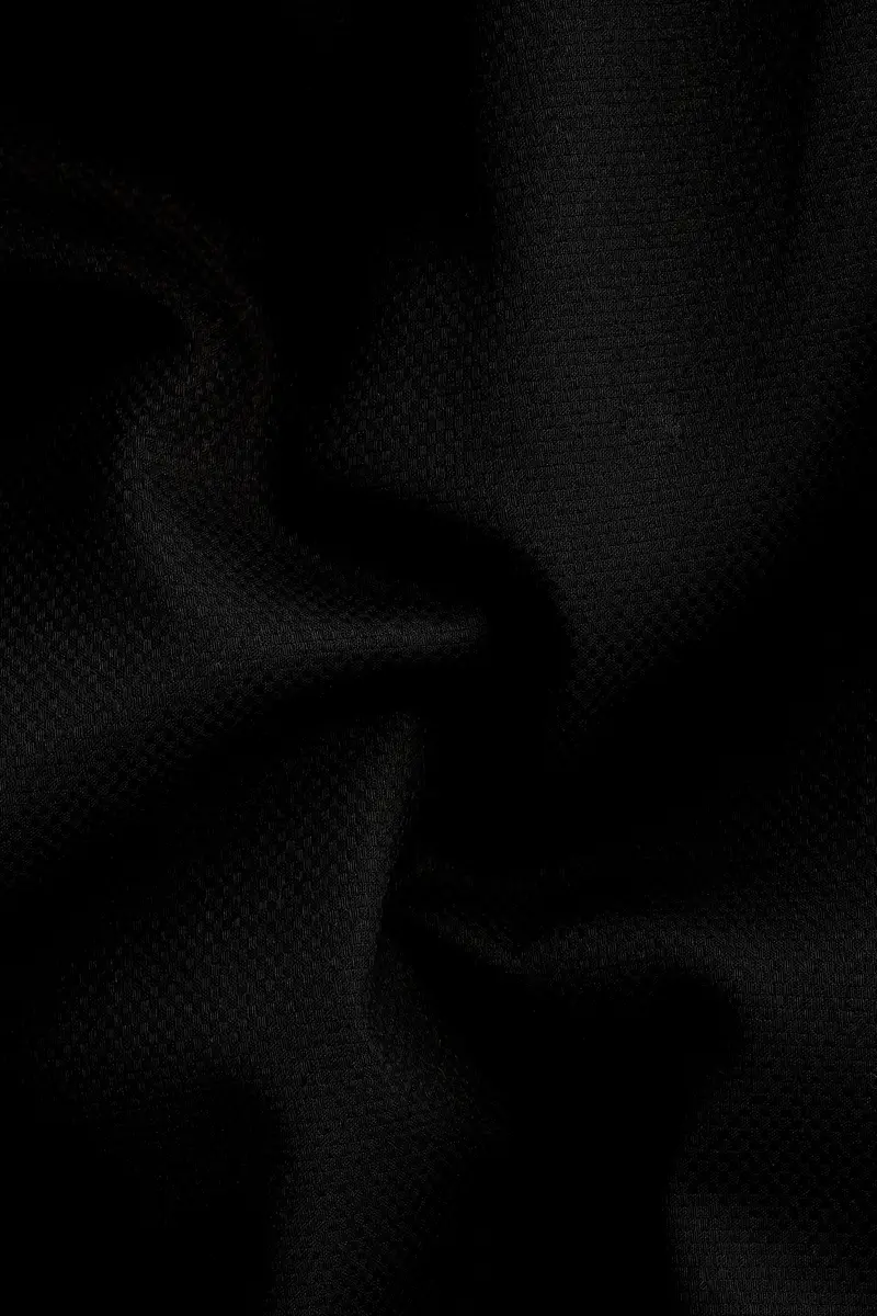 Jade Black Dobby Textured Premium Giza Cotton Button Down Shirt 2