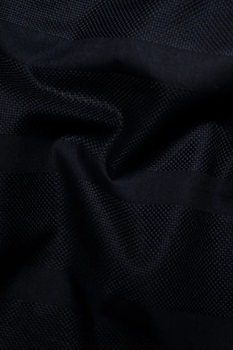 Jade Black Dobby Textured Premium Giza Cotton Shirt 2