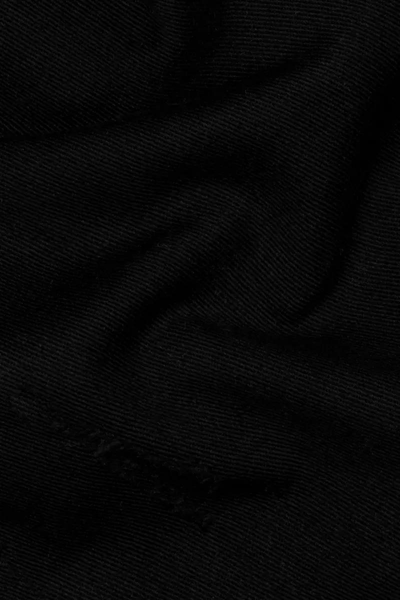 Jade Black Doodle Patch Stretchable Denim 3