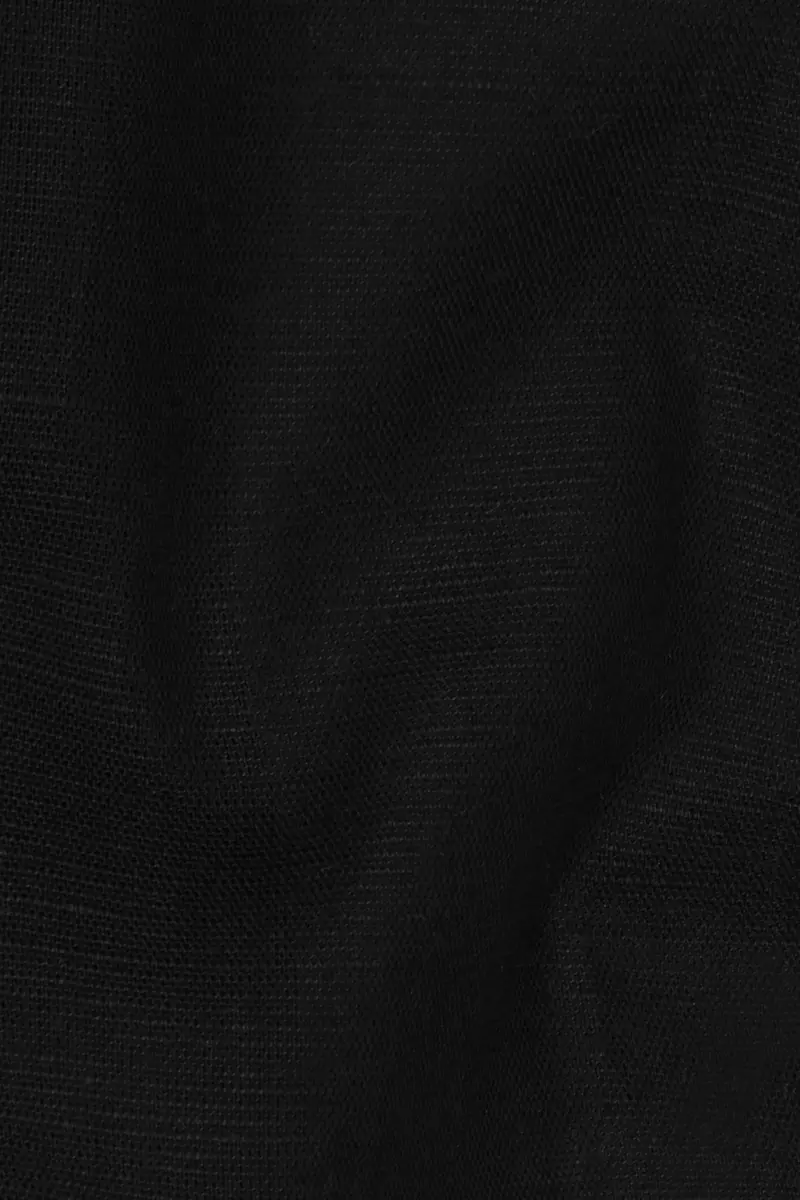 Jade Black Luxurious Linen Boxer 3