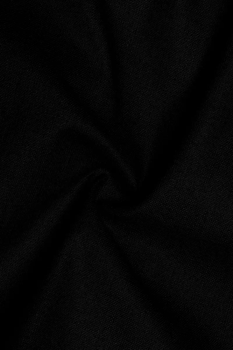 Jade Black Luxurious Linen Single Breasted Stretchable Traveler Blazer 3