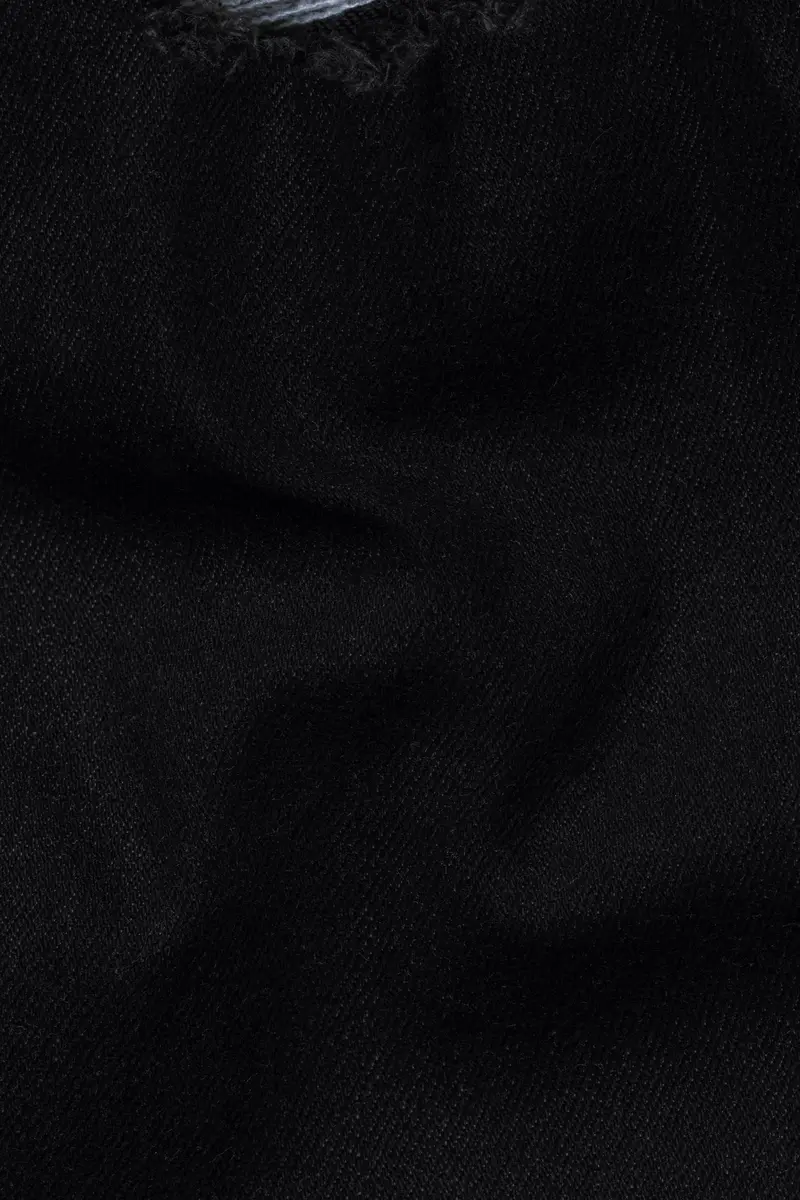 Jade Black Mildly Distressed Rinse Wash Denim 3