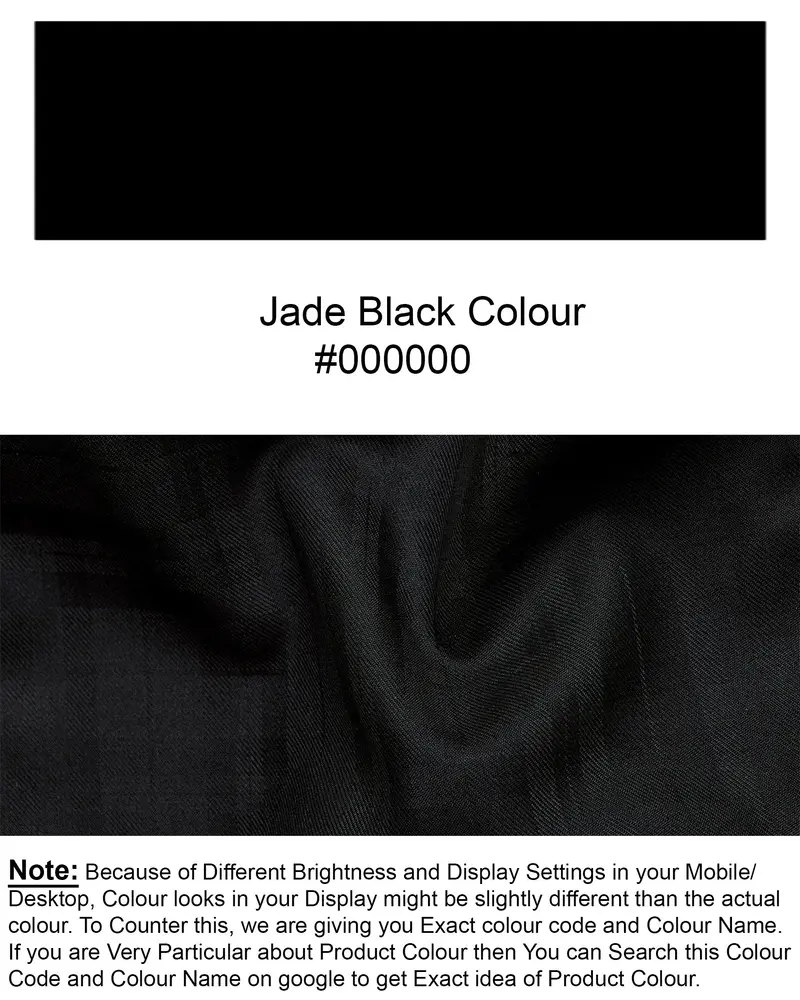 Jade Black Plaid Nehru Jacket 8