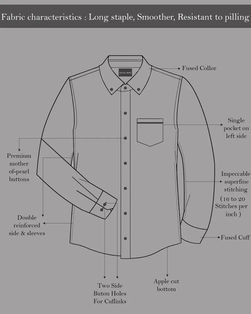 Jade Black Plaid Twill Premium Cotton Shirt 8