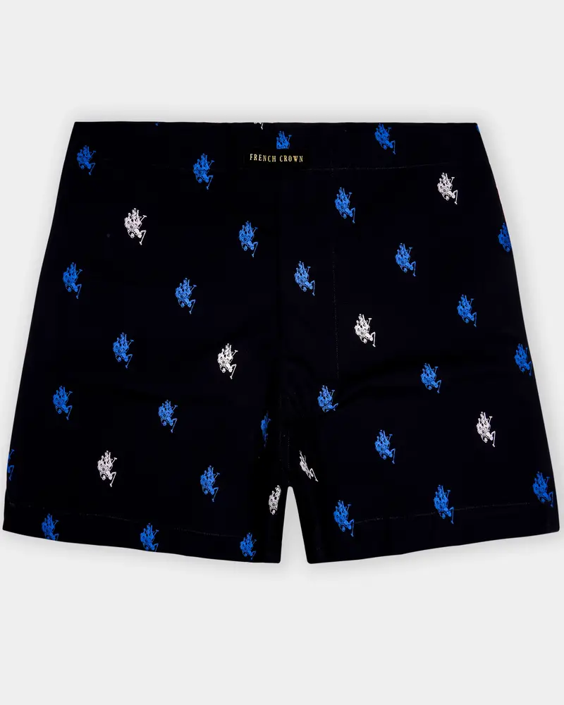 Jade Black Polo Printed Super Soft Premium Cotton Boxer 1