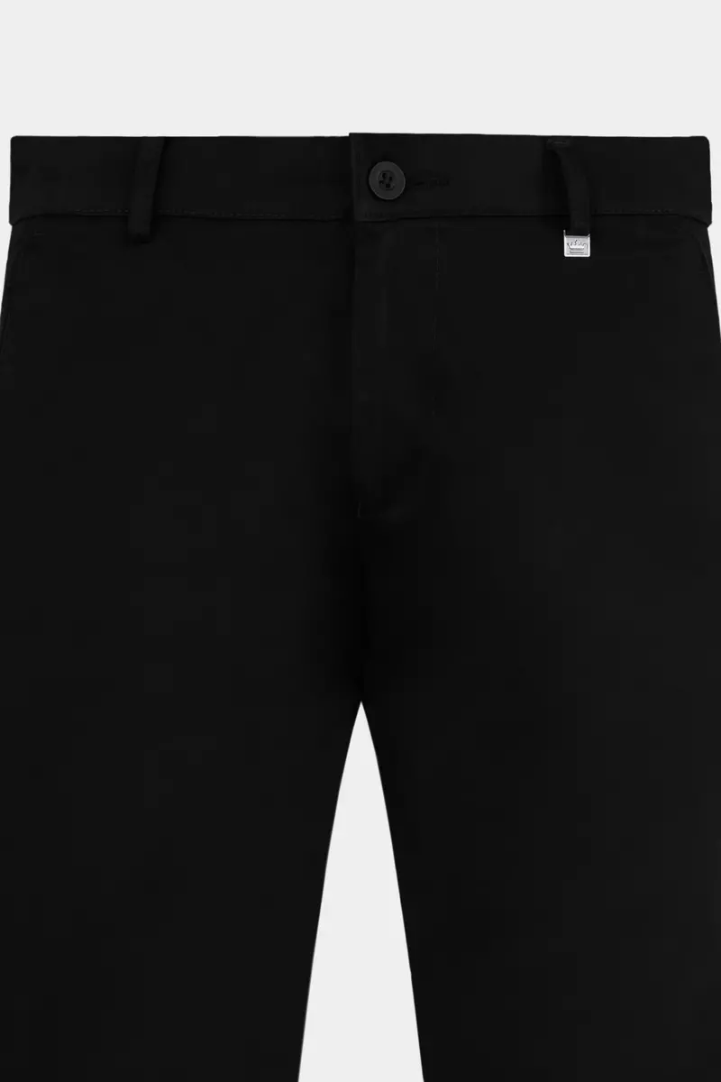 Jade Black Premium Cotton Chinos Pant 2