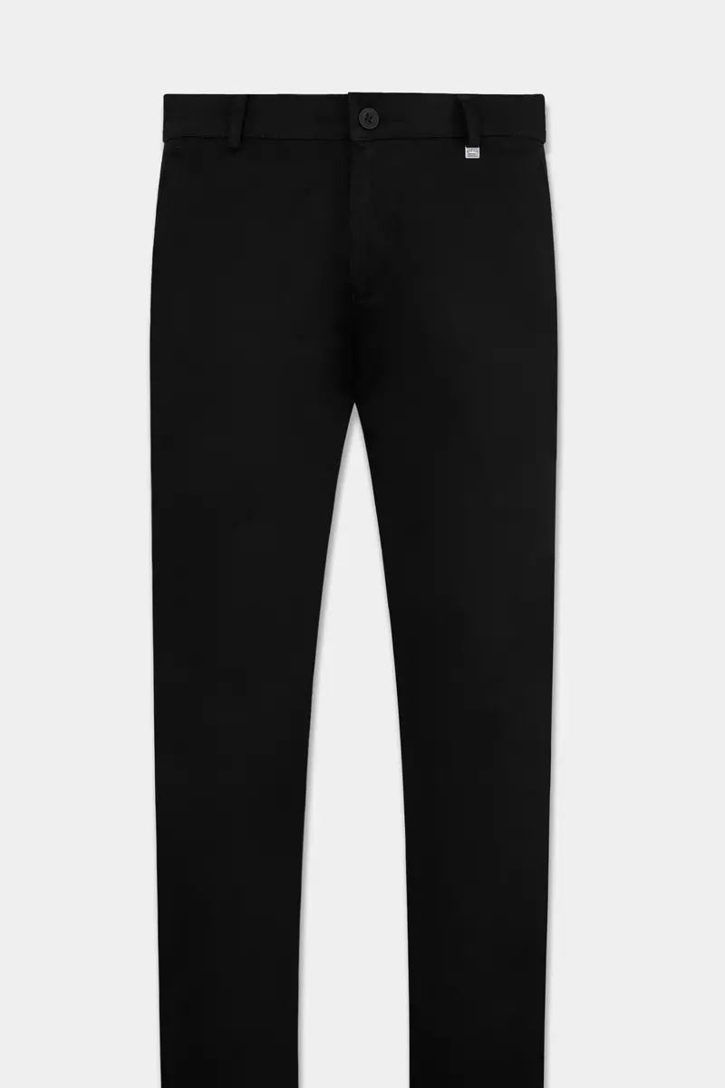 Jade Black Premium Cotton Chinos Pant 5
