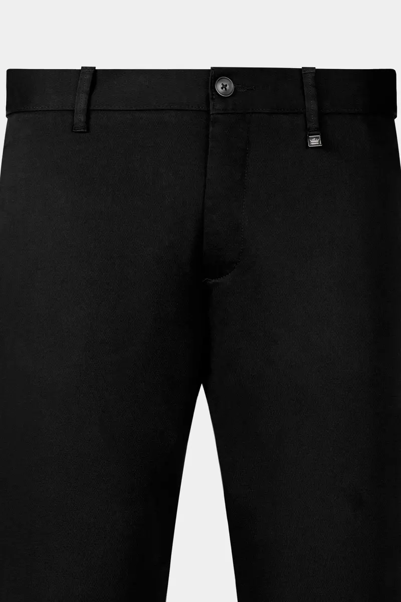 Jade Black Premium Cotton Chinos Pant 5