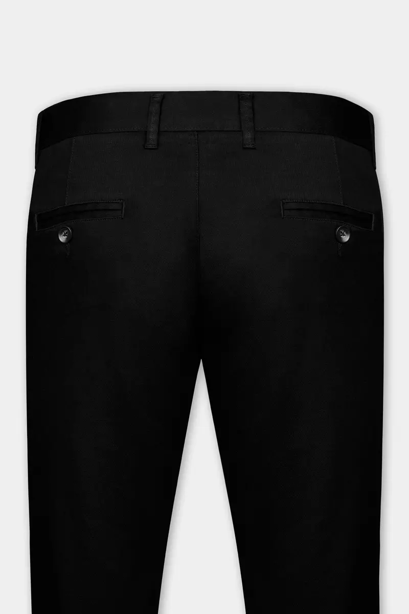 Jade Black Premium Cotton Chinos Pant 6