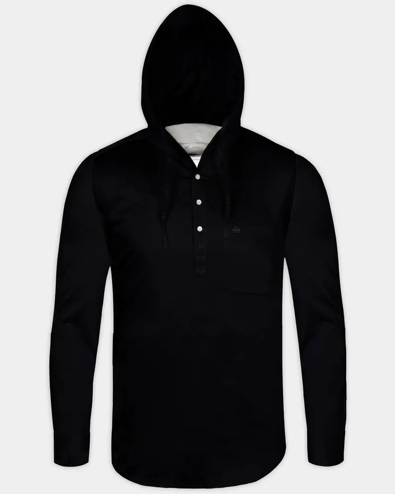 Jade Black Premium Cotton Hoodie Shirt 1