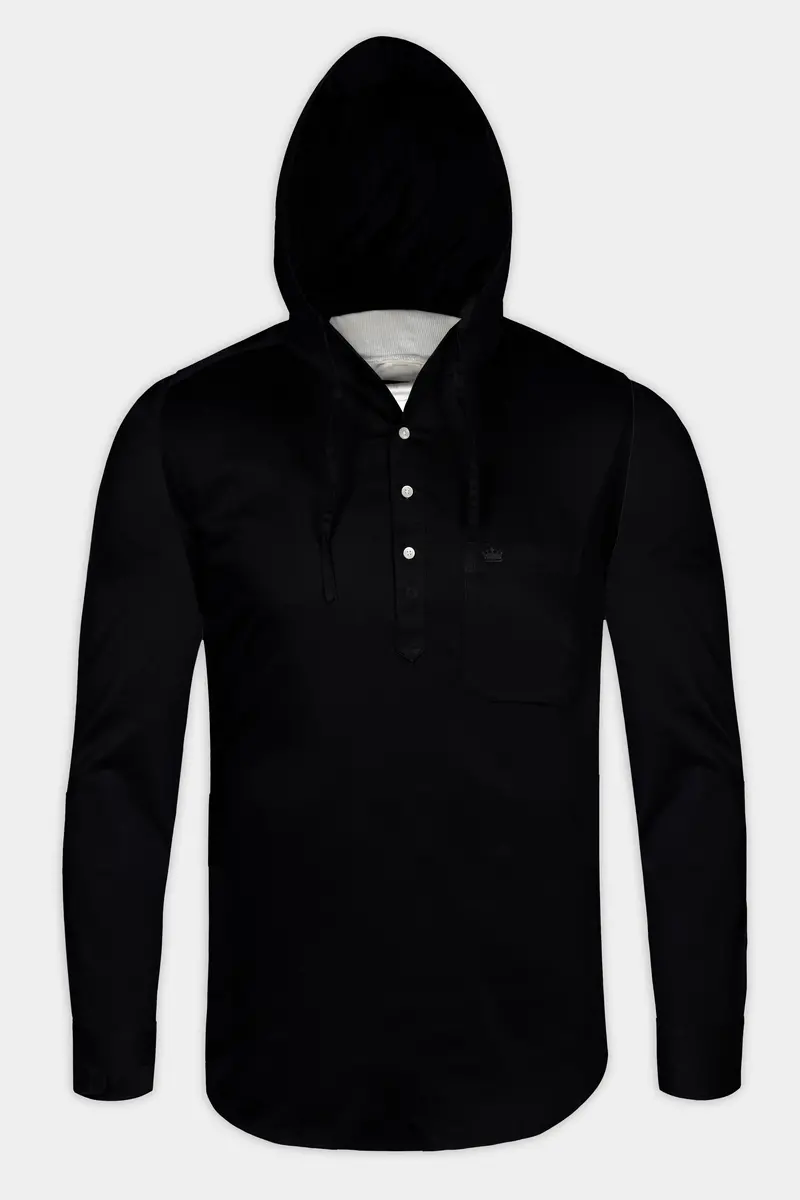 Jade Black Premium Cotton Hoodie Shirt 2