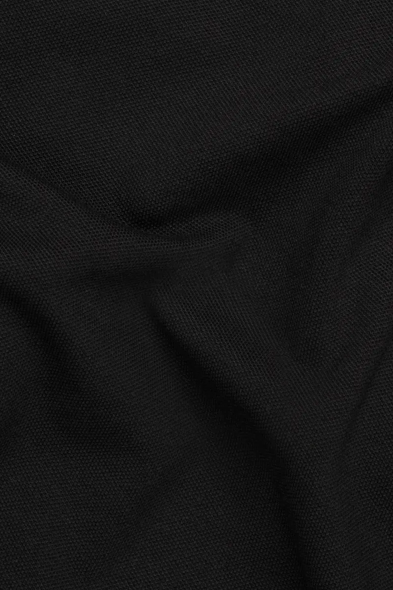 Jade Black Premium Cotton Pique Polo 3