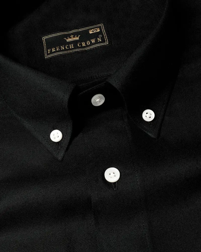 Jade Black Premium Cotton Shirt 1