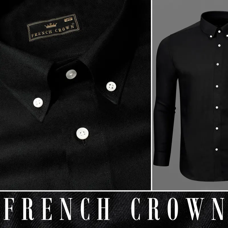Jade Black Premium Cotton Shirt 10