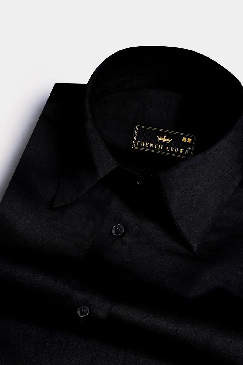 Jade Black Premium Cotton Shirt 2