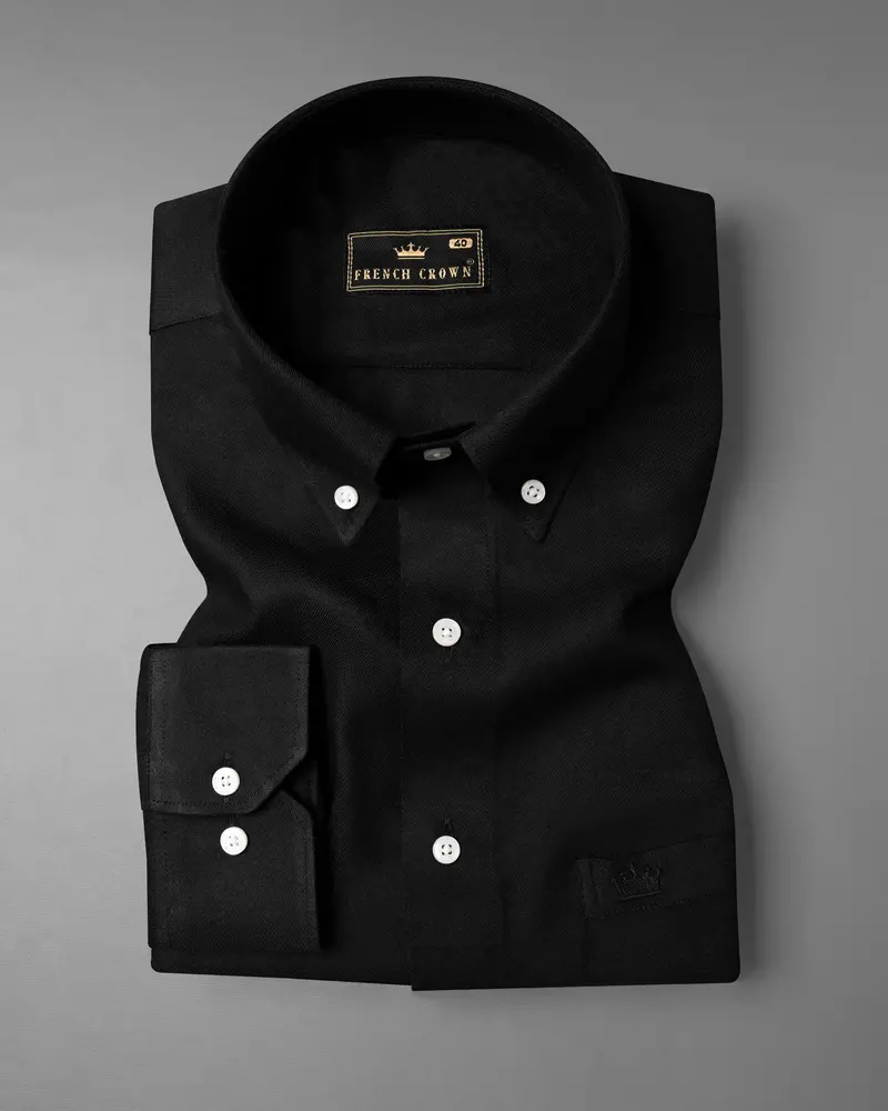 Jade Black Premium Cotton Shirt 3
