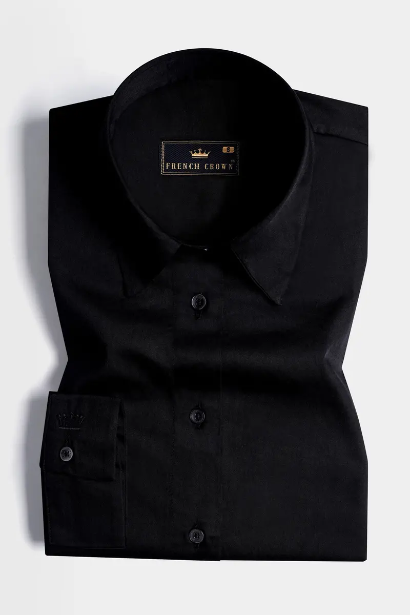 Jade Black Premium Cotton Shirt 4