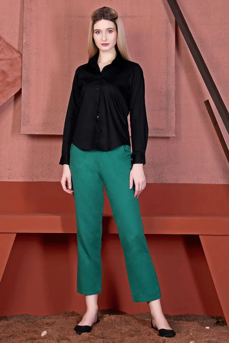Jade Black Premium Cotton Shirt 6
