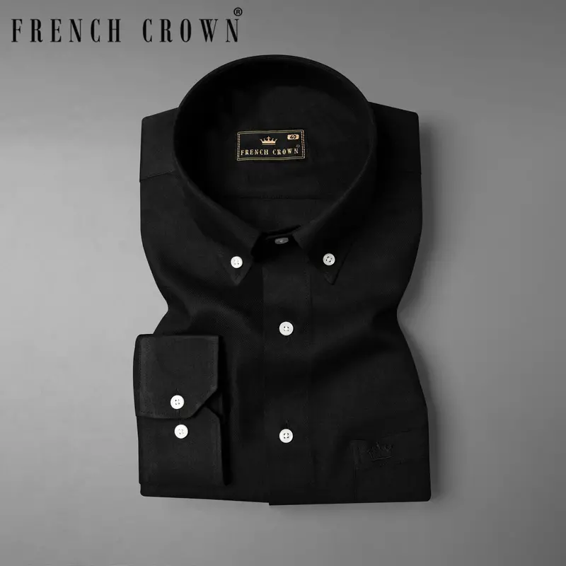 Jade Black Premium Cotton Shirt 7