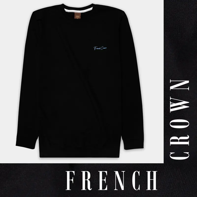 Jade Black Premium Cotton Sweatshirt 1