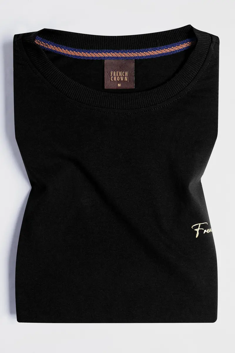 Jade Black Premium Cotton T-Shirt 2
