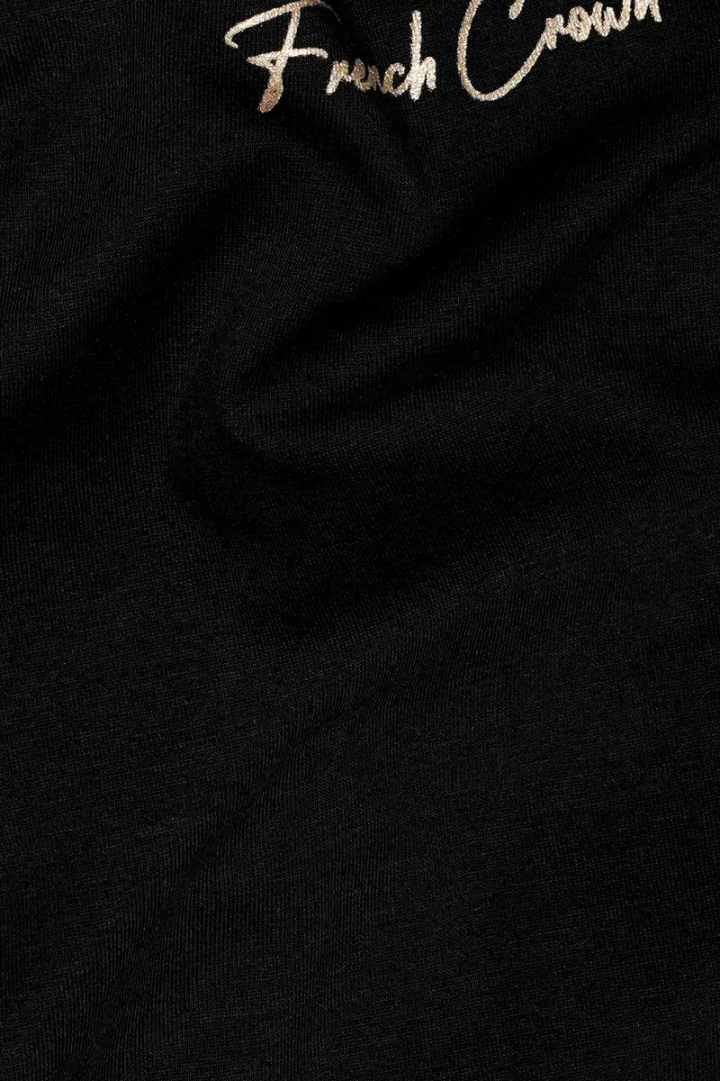 Jade Black Premium Cotton T-Shirt 3