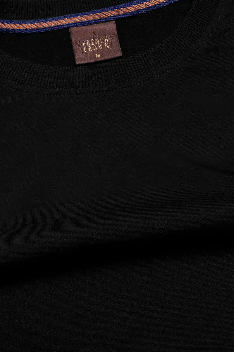 Jade Black Premium Cotton T-Shirt 4