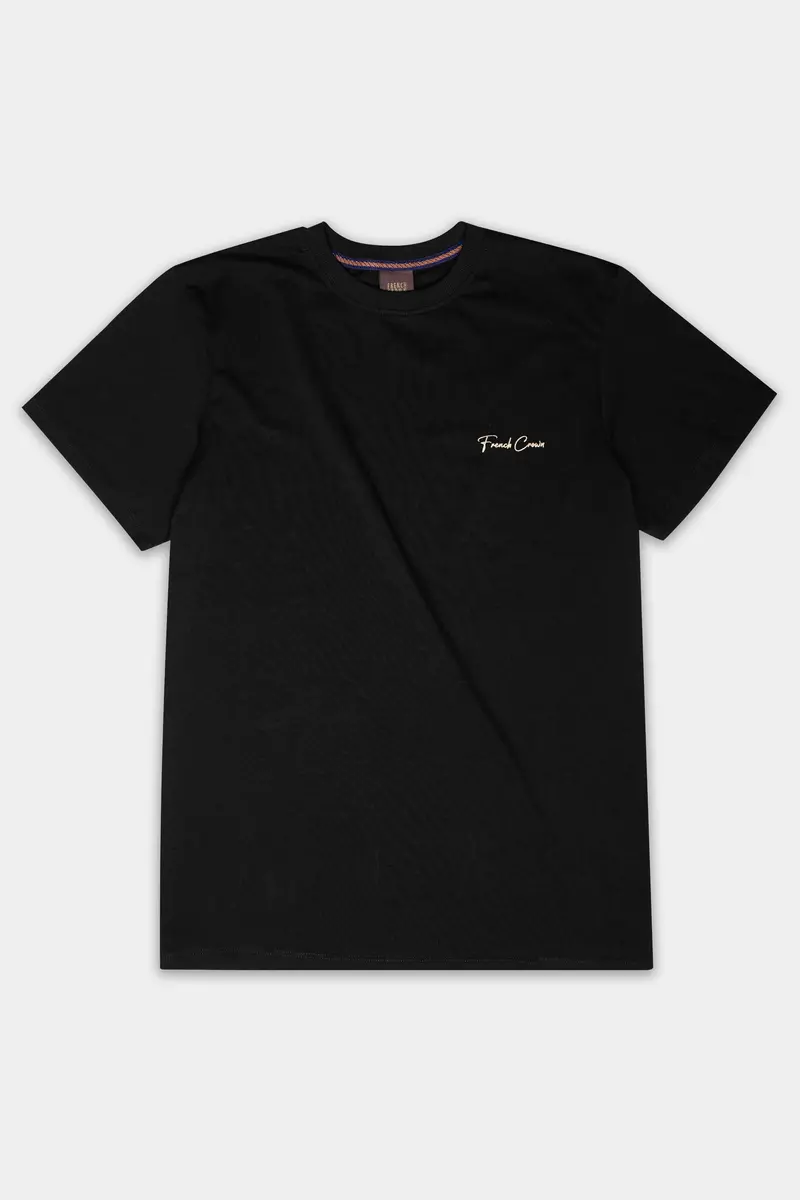 Jade Black Premium Cotton T-Shirt 5